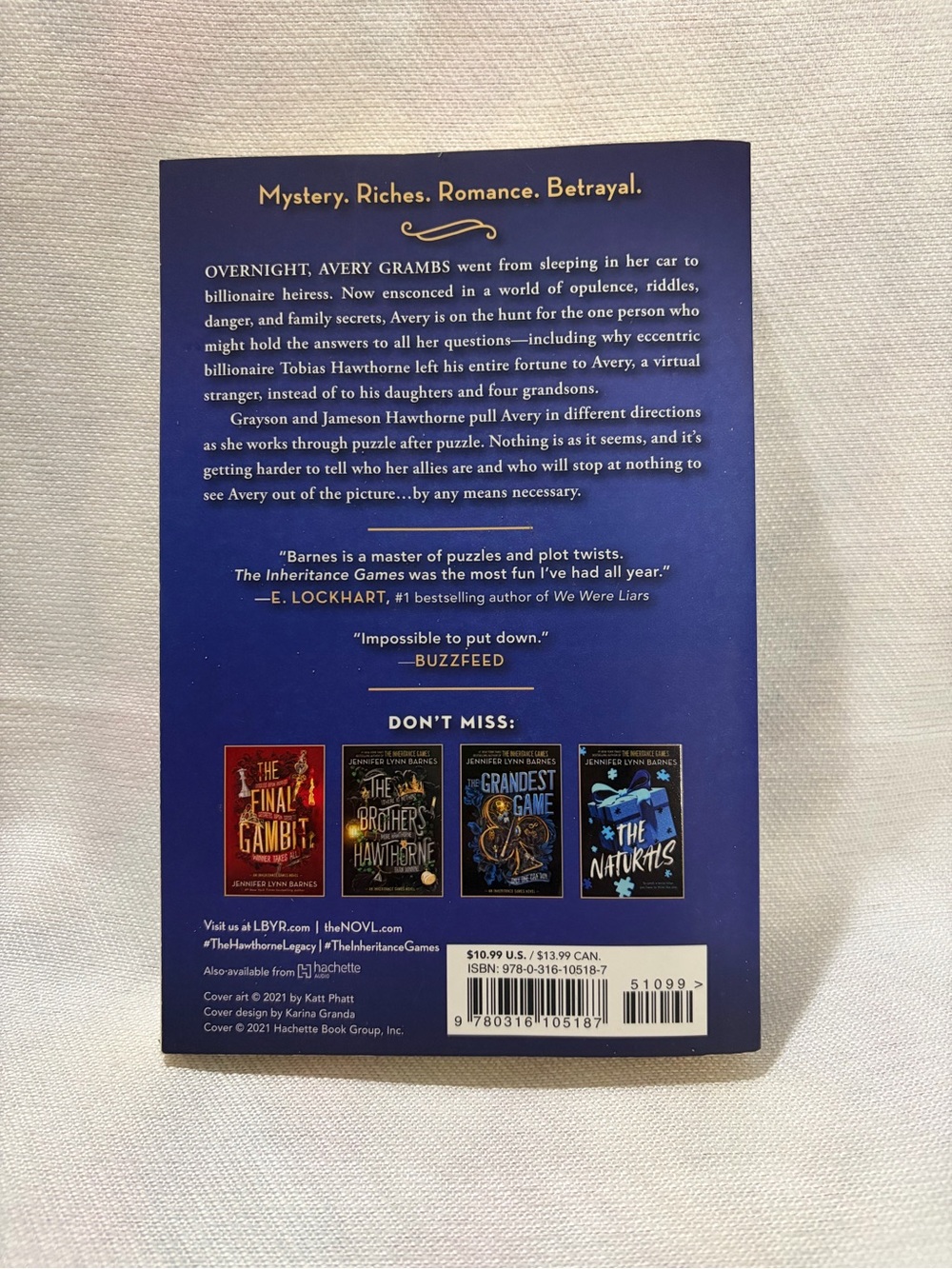 📚 3/$15 The Hawthorne Legacy Jennifer Lynn Barnes Inheritance Games Paperback - Picture 2 of 4